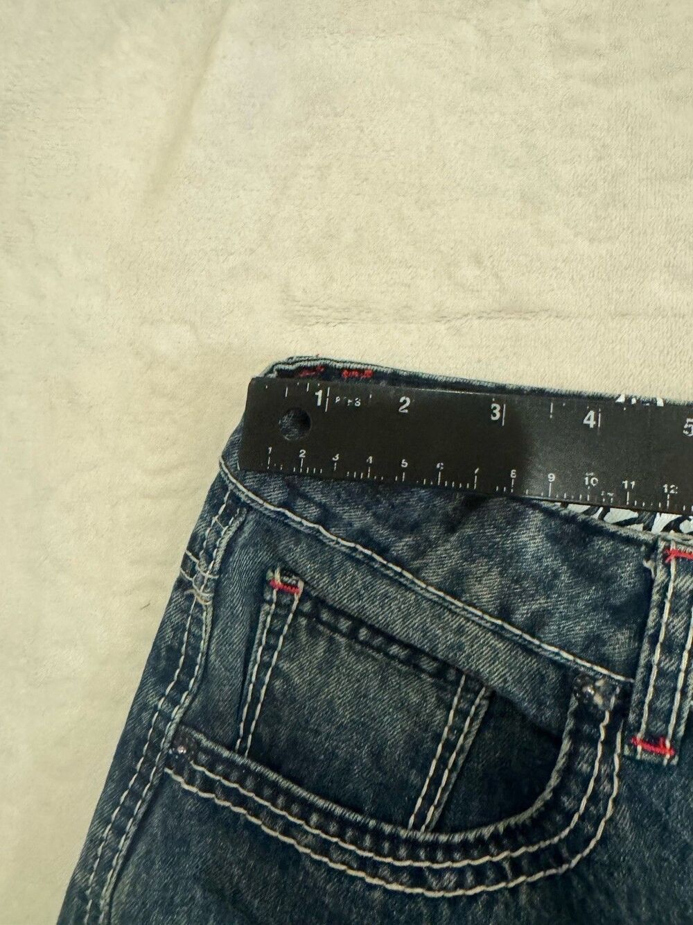Ninth Hall Idle Cougar Snake Denim Jeans Blue Size 0 - Picture 6 of 9